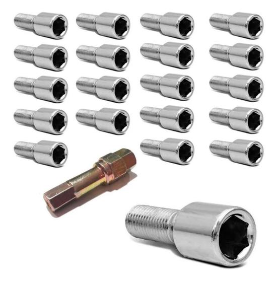 Kit 16 Parafuso Allen Rodas Liga Leve Vw/Gm/Renault + Chave Menor preço em Kit 16 Parafuso Allen Rodas Liga Leve Vw/Gm/Renault + Chave