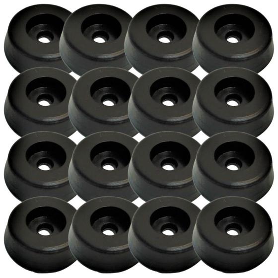 Kit 16 Peças Pezinho Pequeno Maciço Pé Base Vazada Borracha Antiderrapante Para Caixa Som Profissional Acustica Menor preço em Kit 16 Peças Pezinho Pequeno Maciço Pé Base Vazada Borracha Antiderrapante Para Caixa Som Profissional Acustica