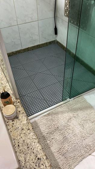 Kit 16 Peças Tapete Modular antiderrapante para box banheiro 30x30 Menor preço em Kit 16 Peças Tapete Modular antiderrapante para box banheiro 30x30