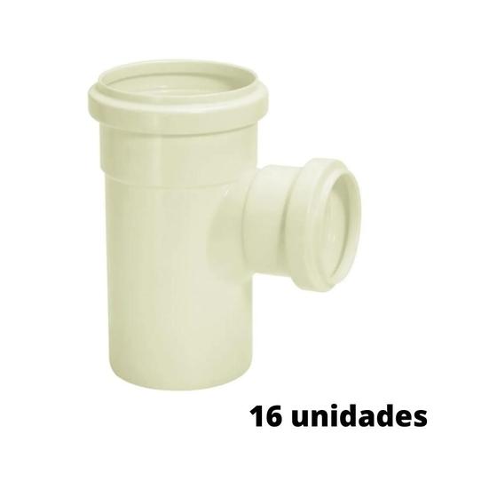 Imagem de Kit 16 Tê De Redução Esgoto 150x100mm Amanco