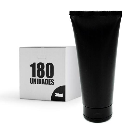 Kit 180 Bisnagas Plásticas D25 30ml Lembrancinhas Aniversários Chá Revelação Higiene Diária Pretas - BYZ Imagem de Kit 180 Bisnagas Plásticas D25 30ml Lembrancinhas Aniversários Chá Revelação Higiene Diária Pretas