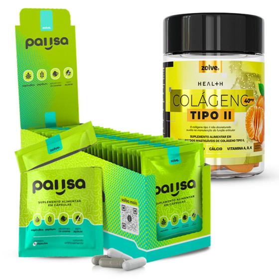 Imagem de Kit 1un Pausa + Colágeno Tipo II: Controle e Saude Articular