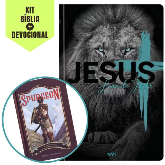 Imagem de Kit 2: 1 Bíblia Sagrada Leão de Judá Versão NVI Pão Diário  + 1 Devocional Por Dayse Fontoura Para Adolescentes e Jovens