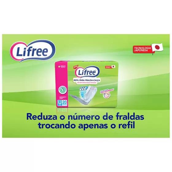 Imagem de KIT 2 Absorventes Geriátrico Lifree Branco - 20 Unidades