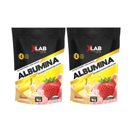 Imagem de Kit 2 Albumina 1kg XLab - X-lab