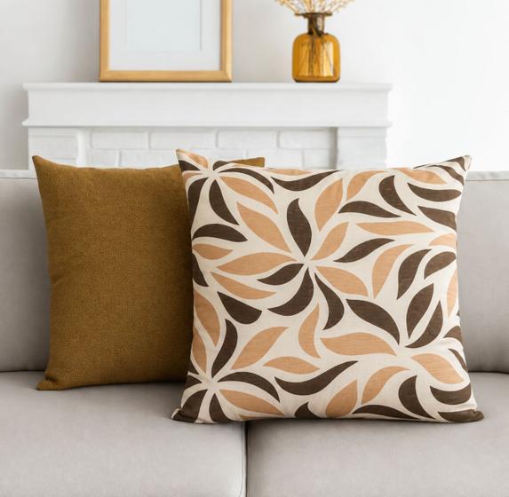 Kit 2 Almofadas Cheias Decorativa Sala Quarto Sofá 48x48cm