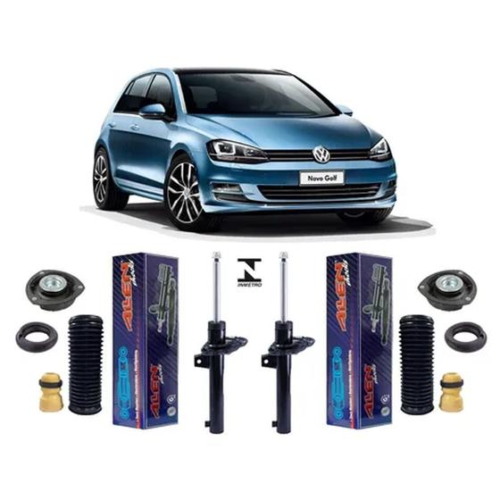 Imagem de Kit 2 Amortecedor + Coxim Dianteiro Volks Golf Tsi 2013-2020