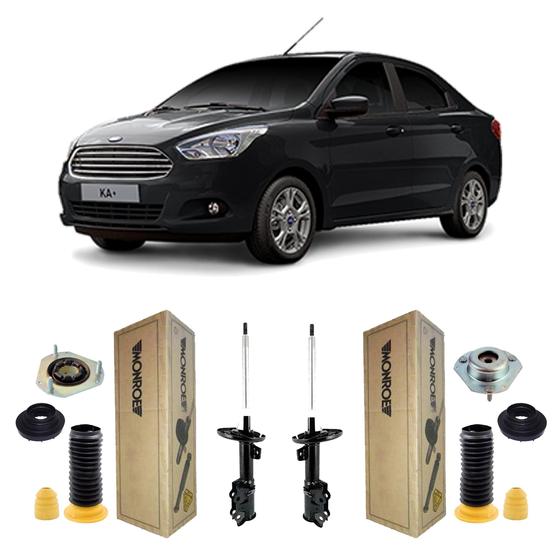 Imagem de Kit 2 Amortecedor Suspensão Dianteira Ka Sedan 2015 2016 17