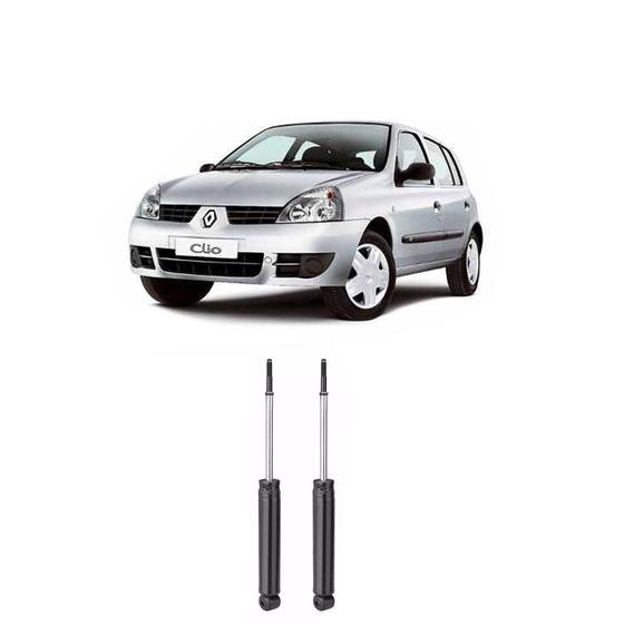 Imagem de Kit 2 Amortecedores Traseiros Clio Hatch E Sedan 1999 A 2011