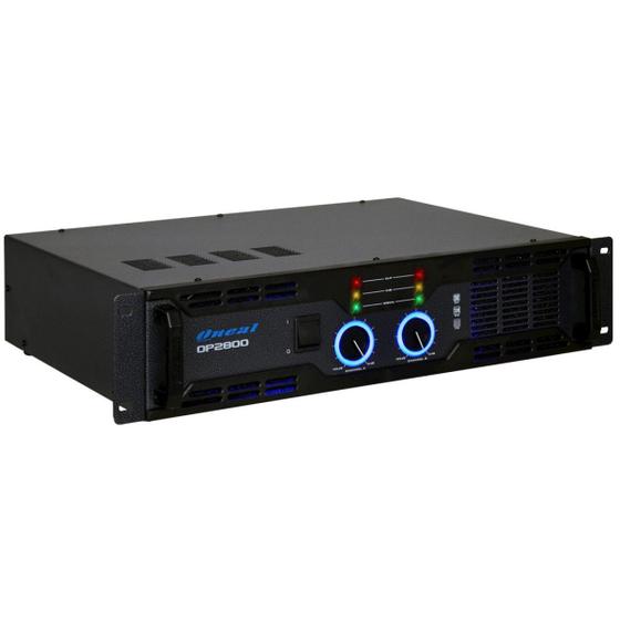 Imagem de Kit 2 amplificadores potencia oneal op 2800 - 500 w