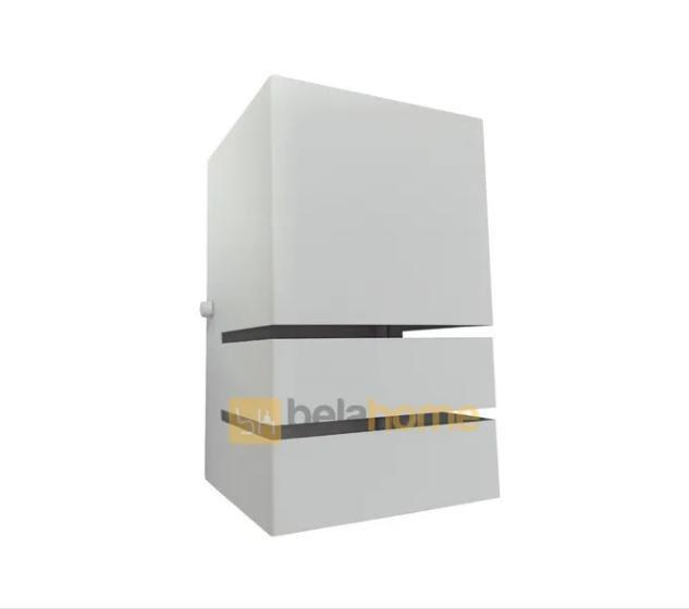 Imagem de Kit 2 Arandela Luminária Frisada 1 Facho E27 Ext/int Parede Muro