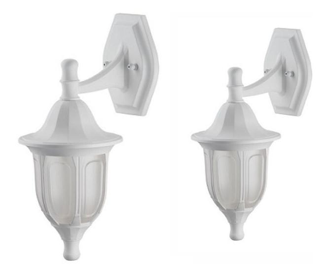 Kit 2 Arandelas Externa Colonial Luminária Retro Vintage 432 Click