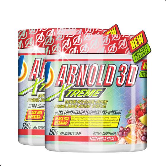 Imagem de Kit 2 Arnold 3D Extreme 150g Arnold Nutrition