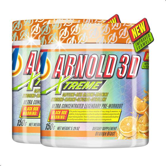 Imagem de Kit 2 Arnold 3D Extreme 150g Arnold Nutrition
