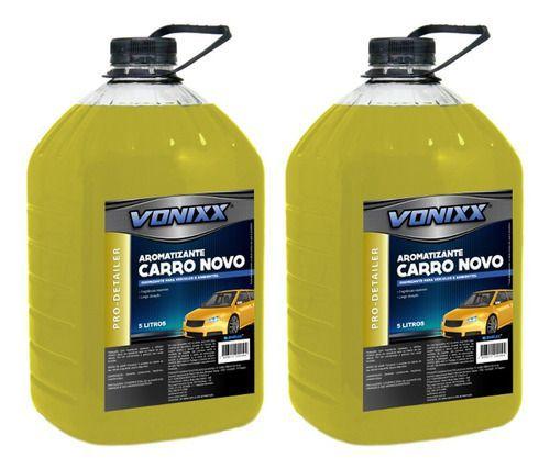 Kit 2 Aromatizante Aroma Cheirinho De Carro Novo 5l - Vonixx Menor preço em Kit 2 Aromatizante Aroma Cheirinho De Carro Novo 5l - Vonixx