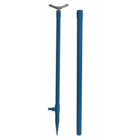 Imagem de Kit 2 Aspersor Irrigação Rotativo Alumínio Zincado Modelo - 1 Metro -  1000 L/h água