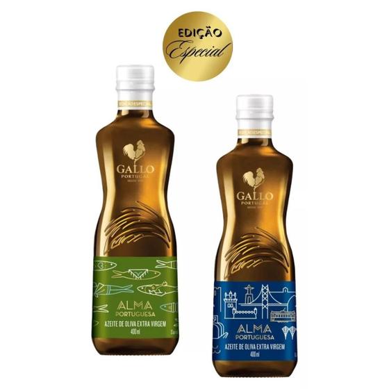Kit 2 Azeites Oliva Extra Virgem Gallo Alma Portuguesa 400ml Menor preço em Kit 2 Azeites Oliva Extra Virgem Gallo Alma Portuguesa 400ml