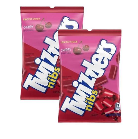 Imagem de KIT 2 BALA TWIZZLERS NIBS CHERRY MORDIDAS SABOR CEREJA 170g