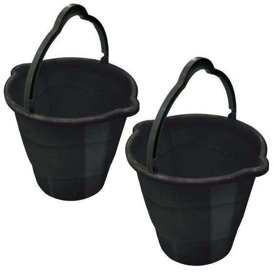 Kit 2 Baldes Para Limpeza Bico Duplo Plástico 10 Litros Menor preço em Kit 2 Baldes Para Limpeza Bico Duplo Plástico 10 Litros