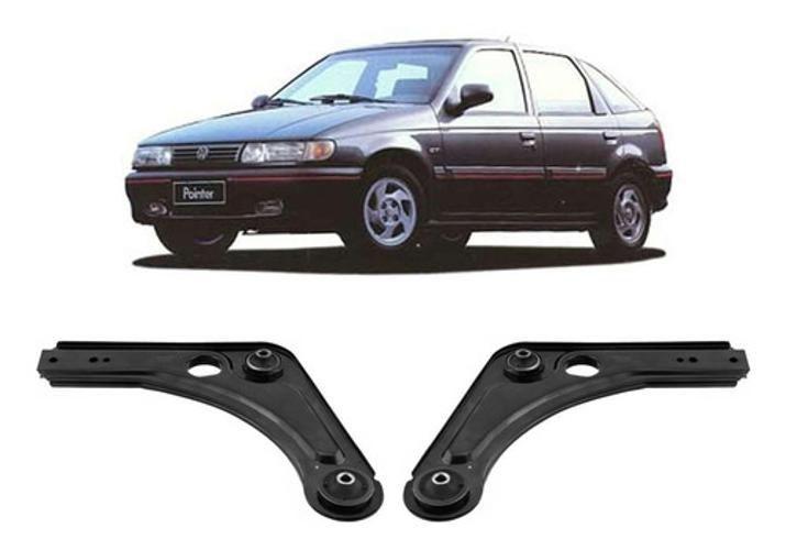 Imagem de Kit 2 Bandeja Leque Dianteira Volkswagen Pointer 1994 1996