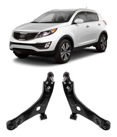 Imagem de Kit 2 Bandeja Leque Suspensão Dianteira Kia Sportage 2016