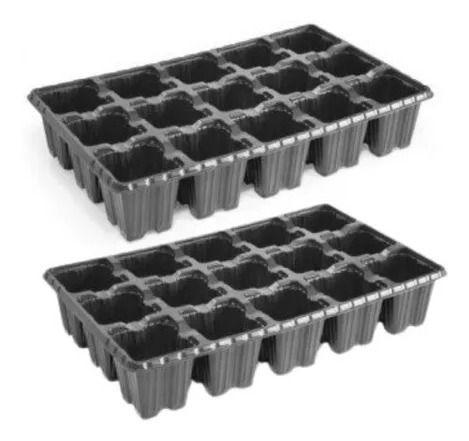 Kit 2 Bandeja Sementeira Para Produção De Mudas 15 Células Menor preço em Kit 2 Bandeja Sementeira Para Produção De Mudas 15 Células