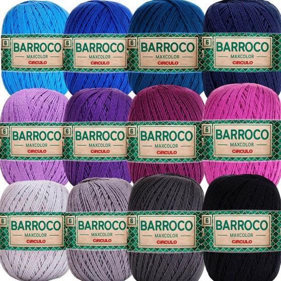 Imagem de Kit 2 Barbante Barroco Maxcolor 6 200g