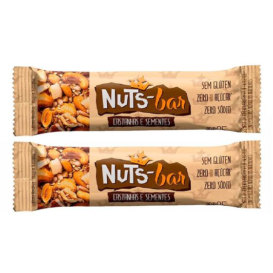 Imagem de Kit 2 Barra de Castanhas e Sementes Nuts Bar com 25g