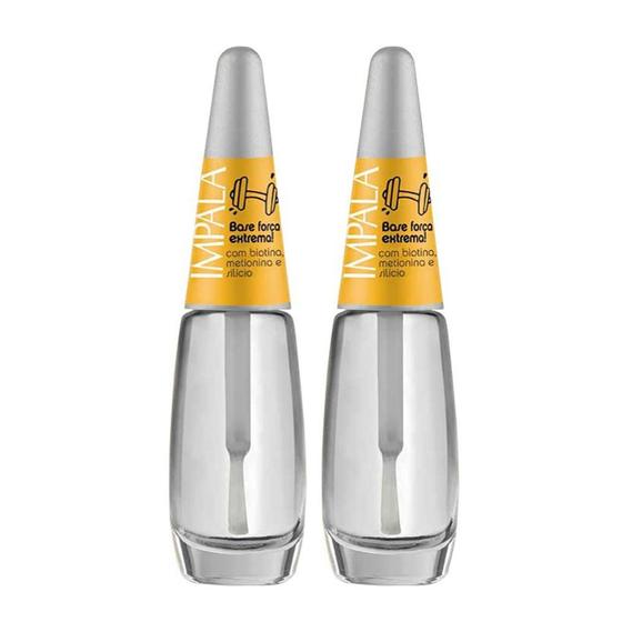 Imagem de Kit 2 Base para Unha Impala Força Extrema com 7,5ml
