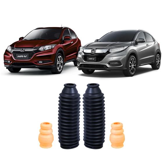 Imagem de Kit 2 Batente Coifa Haste Dianteira Honda Hrv 2016 2017-19