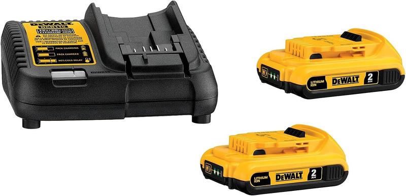 Imagem de Kit 2 Baterias 2.0Ah Dcb203B + Carregador Dcb107 Bivolt Dcb203C2 Dewalt