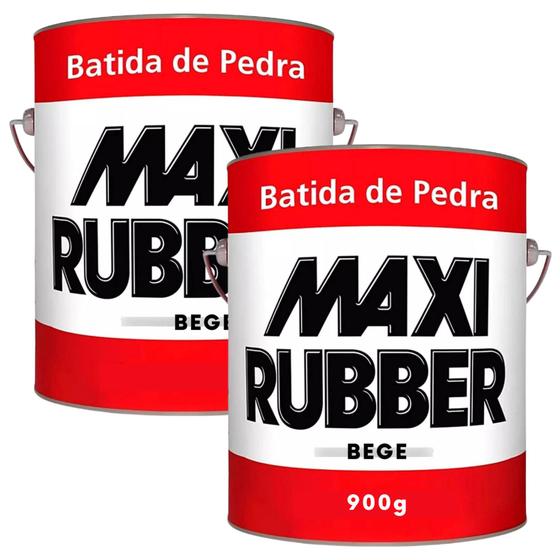 Imagem de Kit 2 Batida de Pedra 900g Maxi Rubber