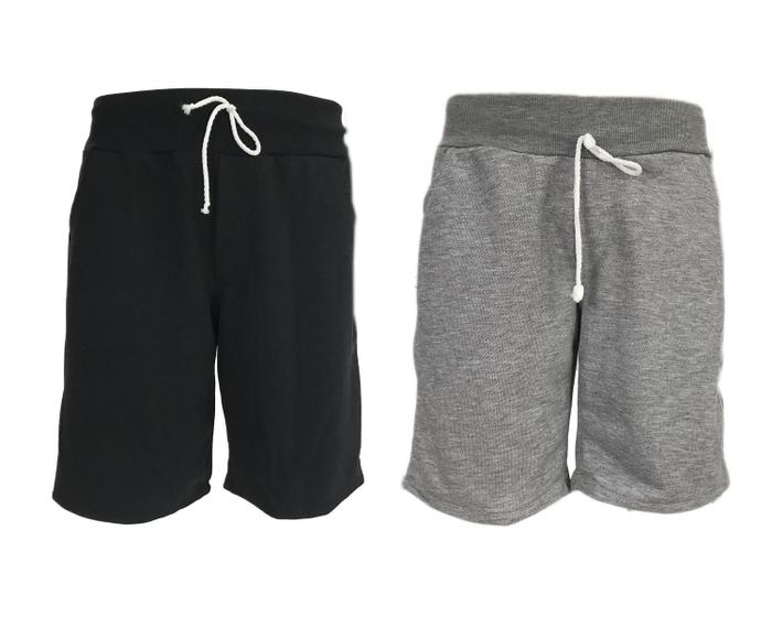 Imagem de KIT 2 Bermudas Moletom Masculino