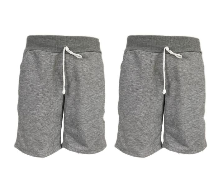 Imagem de KIT 2 Bermudas Moletom Plus Size Masculina