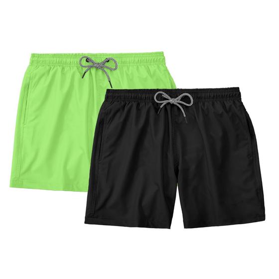 Imagem de Kit 2 Bermudas N.Live Masculina Tactel Short Praia Mauricinho Verão