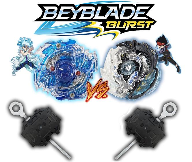 Imagem de Kit 2 Beyblade Burst 2 Lançador Beyblade Burst