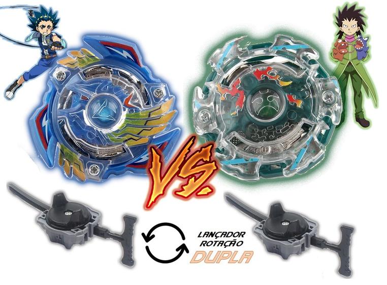 Imagem de Kit 2 Beyblade Burst Valtryek Valkyrie Vs Kerbeus Valt Vs Ken