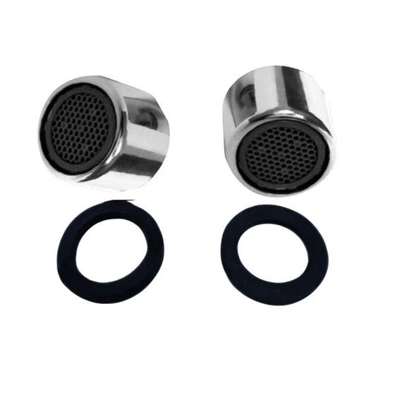 Kit 2 Bicos Arejadores Fêmea Para Torneira Filtro Rosca 22mm Menor preço em Kit 2 Bicos Arejadores Fêmea Para Torneira Filtro Rosca 22mm