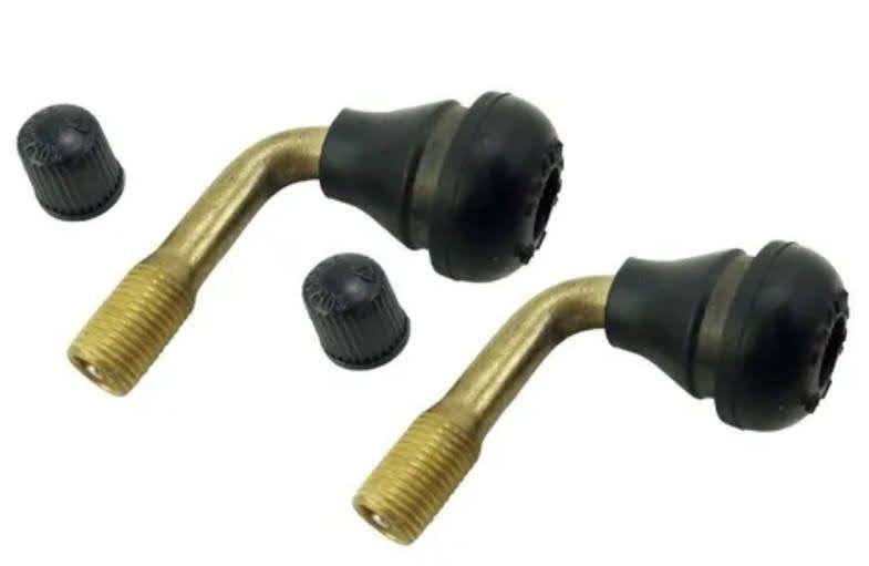 Imagem de Kit 2 Bicos P/ Pneu Sem Câmara 90º Para Burgman / Scooter