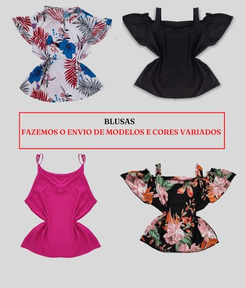 Imagem de Kit 2 Blusas Femininas Plus Size M ao EGG Roupas Femininas 2119