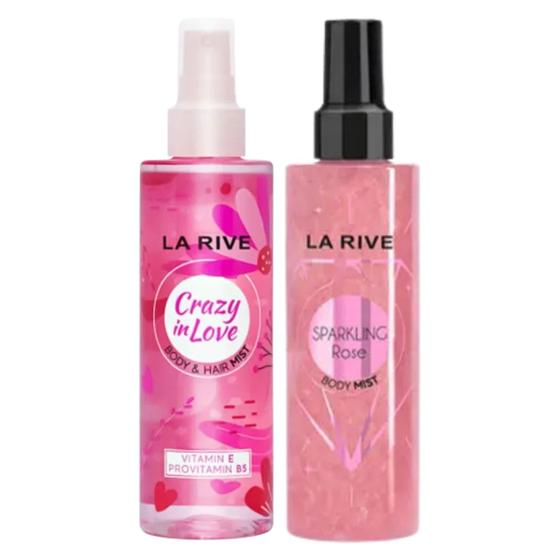 Imagem de Kit 2 Body Splash Crazy in Love + Sparkling Rose - La Rive