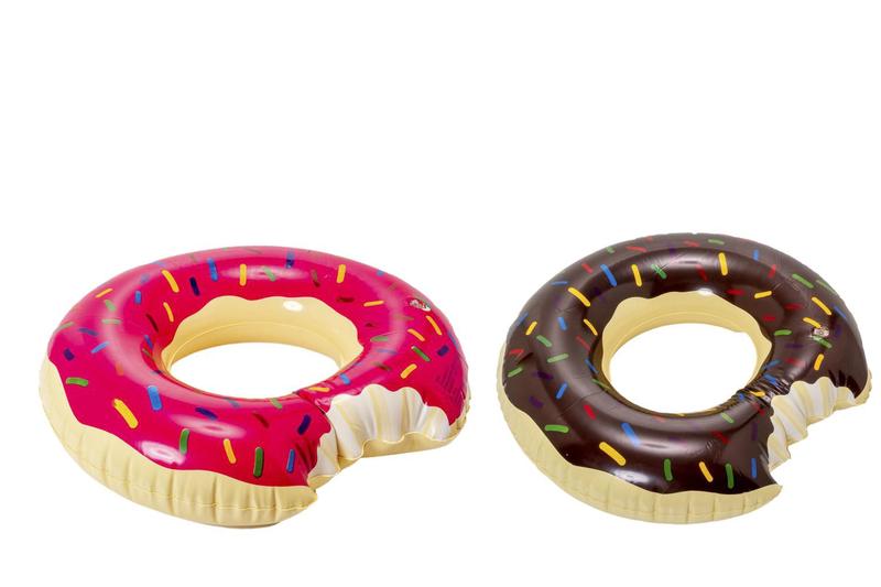 Imagem de Kit 2 Boias De Donut Dos Simpsons Mais Porta Bebidas