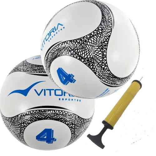 Kit 2 Bolas Futebol De Campo Nº 4 Sub 14 Oficial Termotec Pu Menor preço em Kit 2 Bolas Futebol De Campo Nº 4 Sub 14 Oficial Termotec Pu