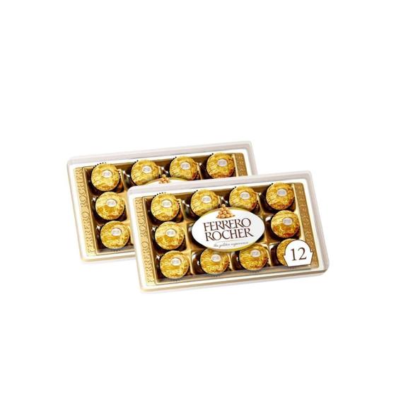 Imagem de Kit 2 Bombom Ferrero Rocher 150g - 12 Un