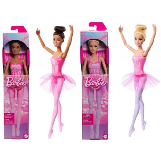 Imagem de Kit 2 Boneca Barbie You Can Be Bailarina Profissões - Mattel