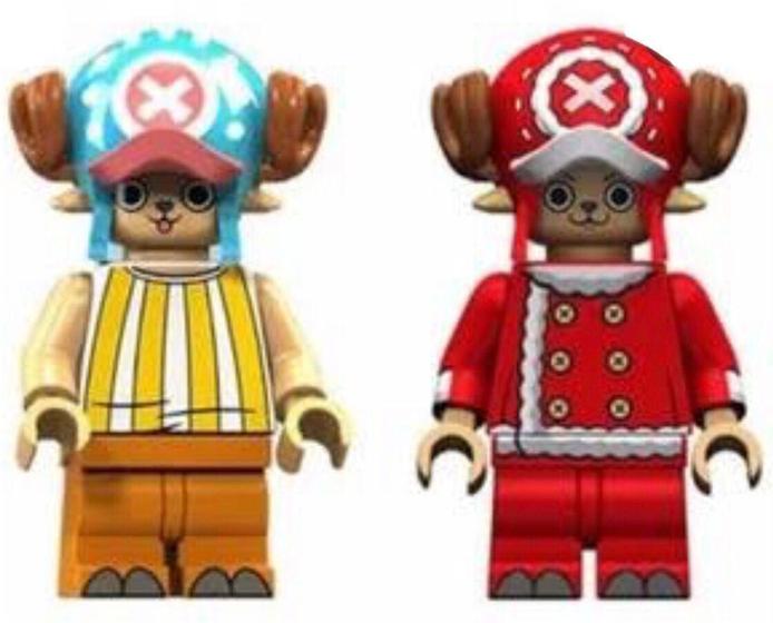 Imagem de Kit 2 Bonecos Blocos De Montar Tony Tony Chopper One Piece