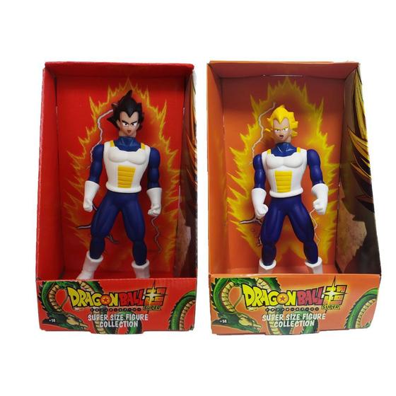 Imagem de Kit 2 Bonecos Dragon Ball Z Vegeta e Vegeta Super Saiyajin