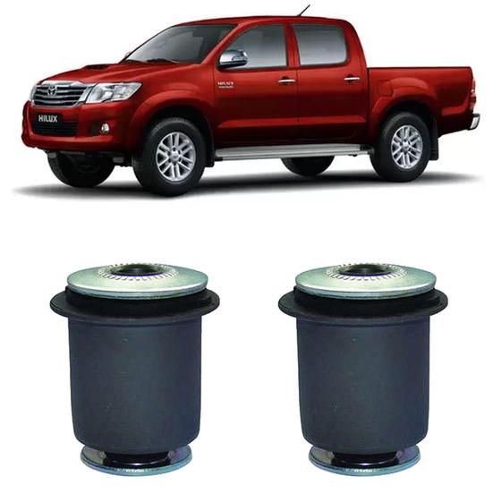 Imagem de Kit 2 Borracha Menor Suspensão Dianteira Hilux 2005 A 2015