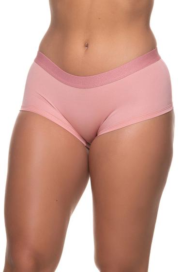 Imagem de Kit 2 Box Feminina Cueca Caleçon Microfibra Calcinha Conforto Shortinho Calesson Tanga Lingerie Não marca Roupa Anagua