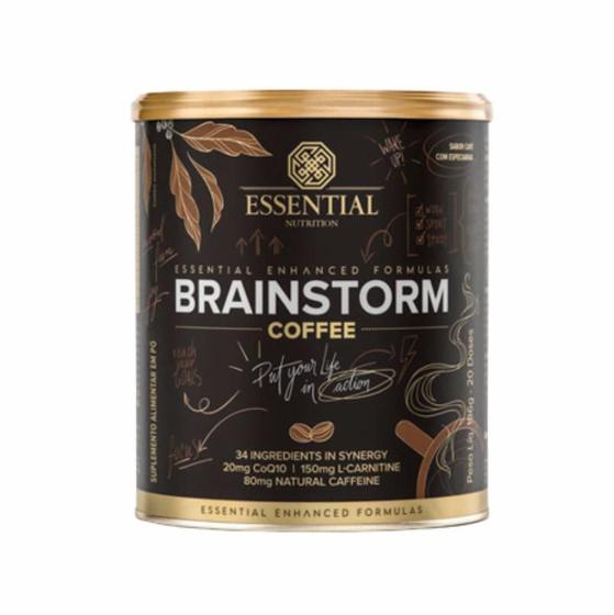 Imagem de Kit 2 Brainstorm Coffee Energy Essential Nutrition 186G